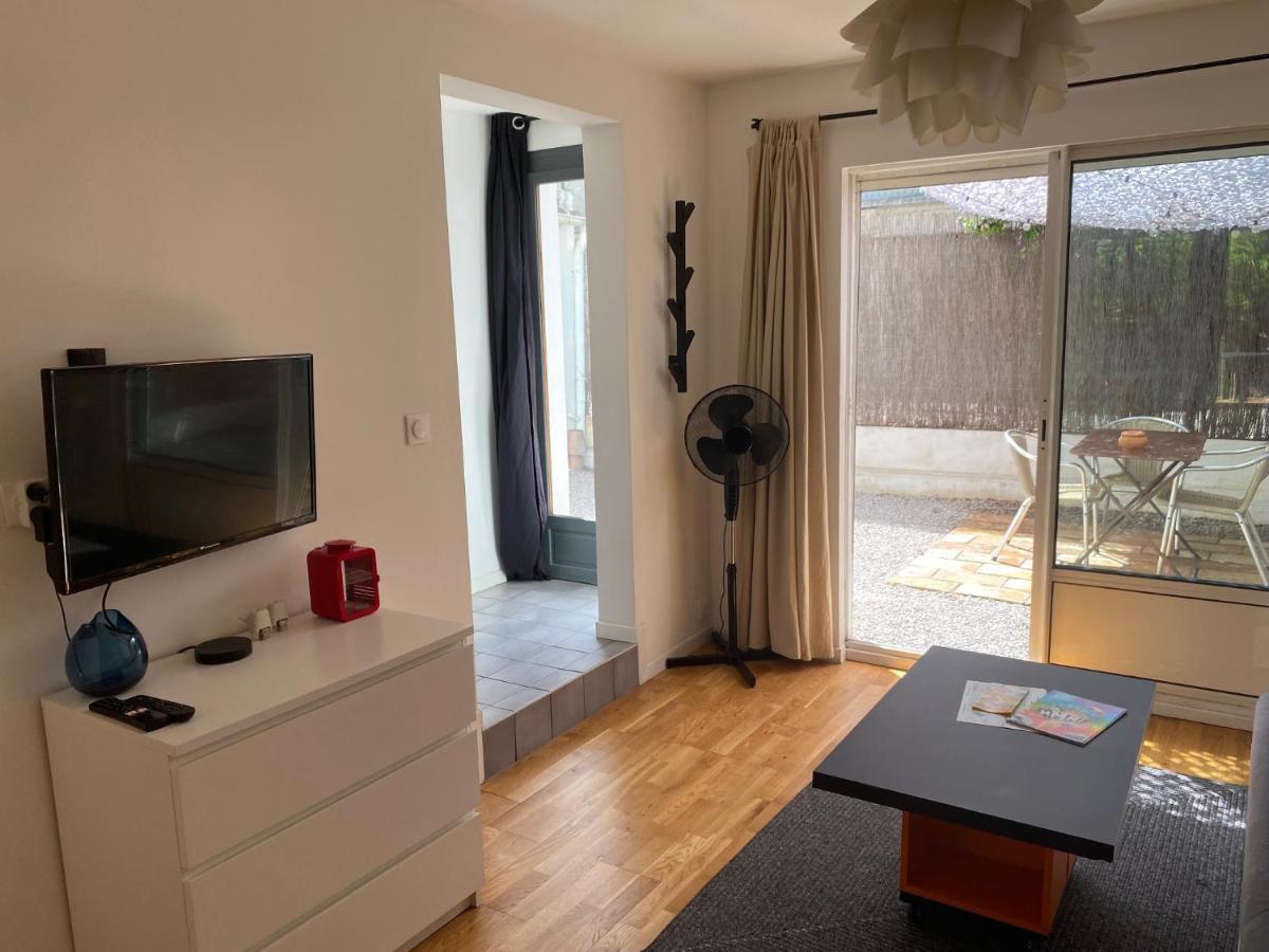 شقة Grand Studio De 38M2 Et Cour Independante De 25M2 Dont Wifi Et Netflix مونبيلييه المظهر الخارجي الصورة