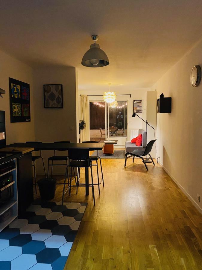 شقة Grand Studio De 38M2 Et Cour Independante De 25M2 Dont Wifi Et Netflix مونبيلييه المظهر الخارجي الصورة